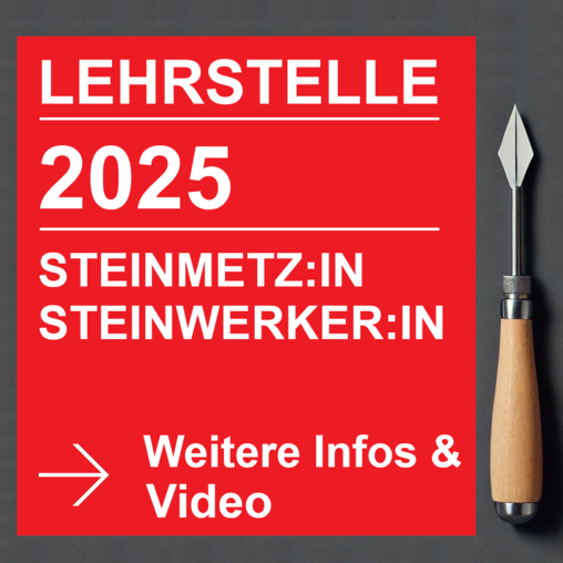 link zur Lehrstelle Steinmetz:in oder Steinwerker:in