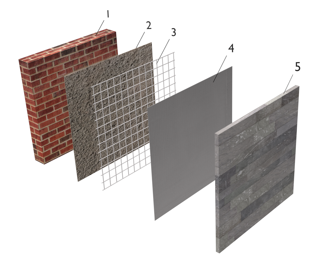 stoneface solid Backstein