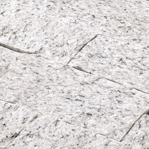 Naturstein Granit Solar White bruchroh